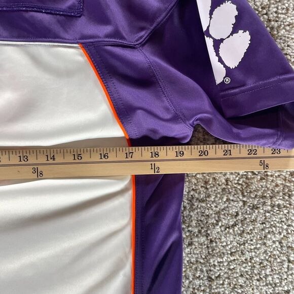 Vintage 90s Clemson Tigers Jersey Youth Extra Large Starter Embroidered Y2K Boys - Picture 13 of 15